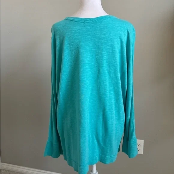 Fresh Produce Blue Relaxed Long Sleeve Top - Picture 3 of 7